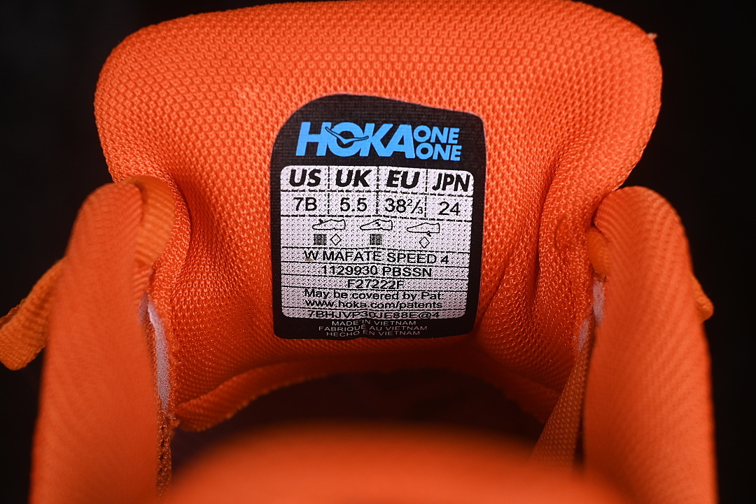 Hoka [1129930 PBSSN]-[LIGHTWEIGHT MOUNTAIN SHOES ORANGE/BLUE]-[WOMAN:36-39]-[MAN:40-45] - Image 5