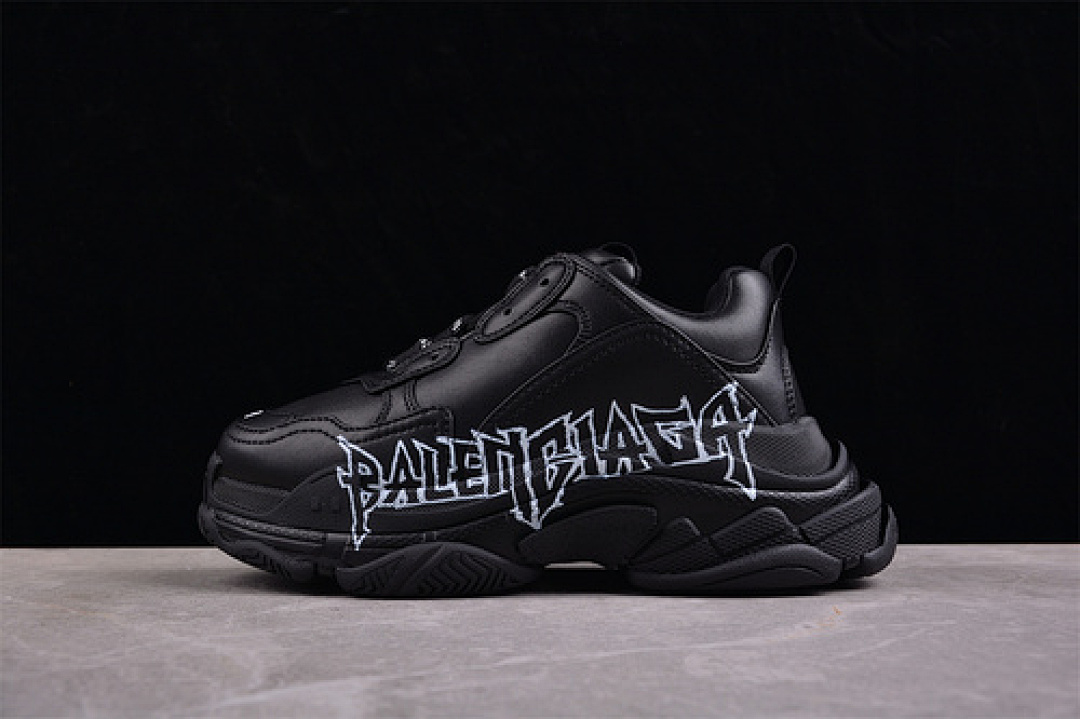 Balenciaga TRIPLE S SNEAKER BLACK/WHITE · W2W2FAY9017, photo 1