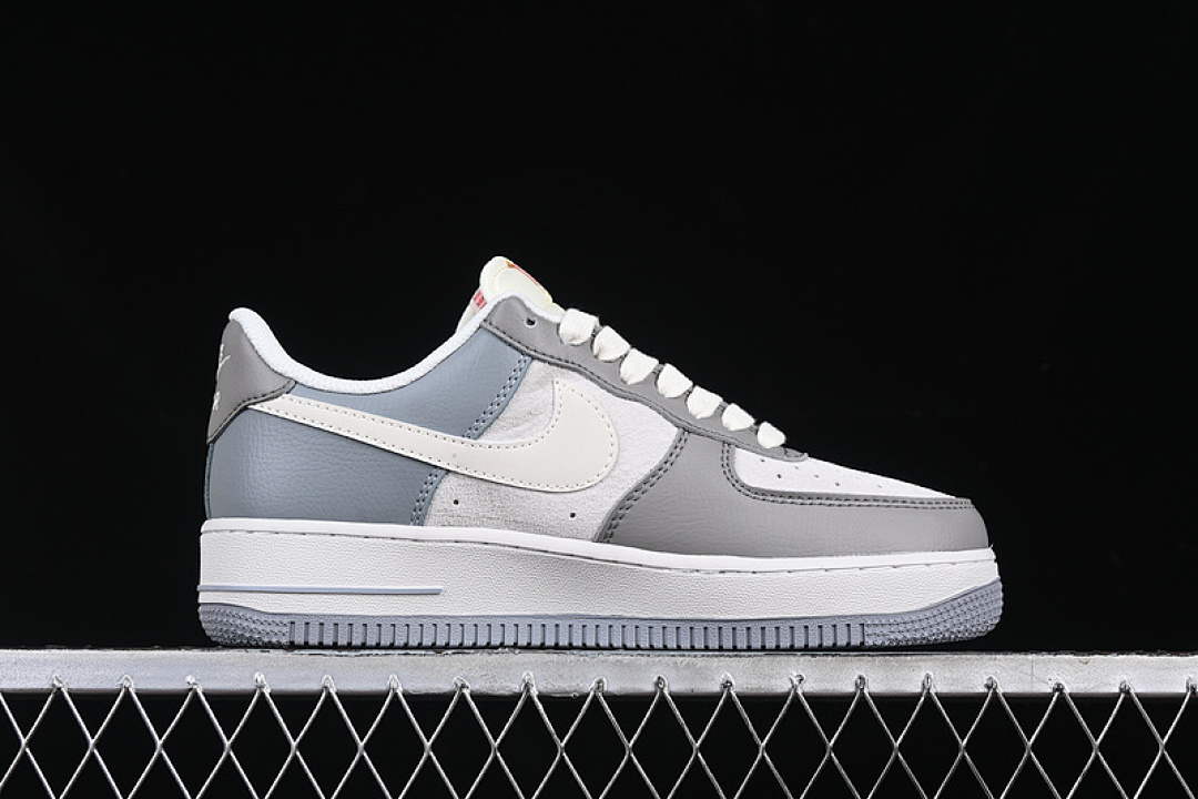 Nike [DM6688-023]-[AIR FORCE 1 07 LOW SUPREME WHITE/GREY/RED]-[WOMAN:36-39]-[MAN:40-45] - Image 16