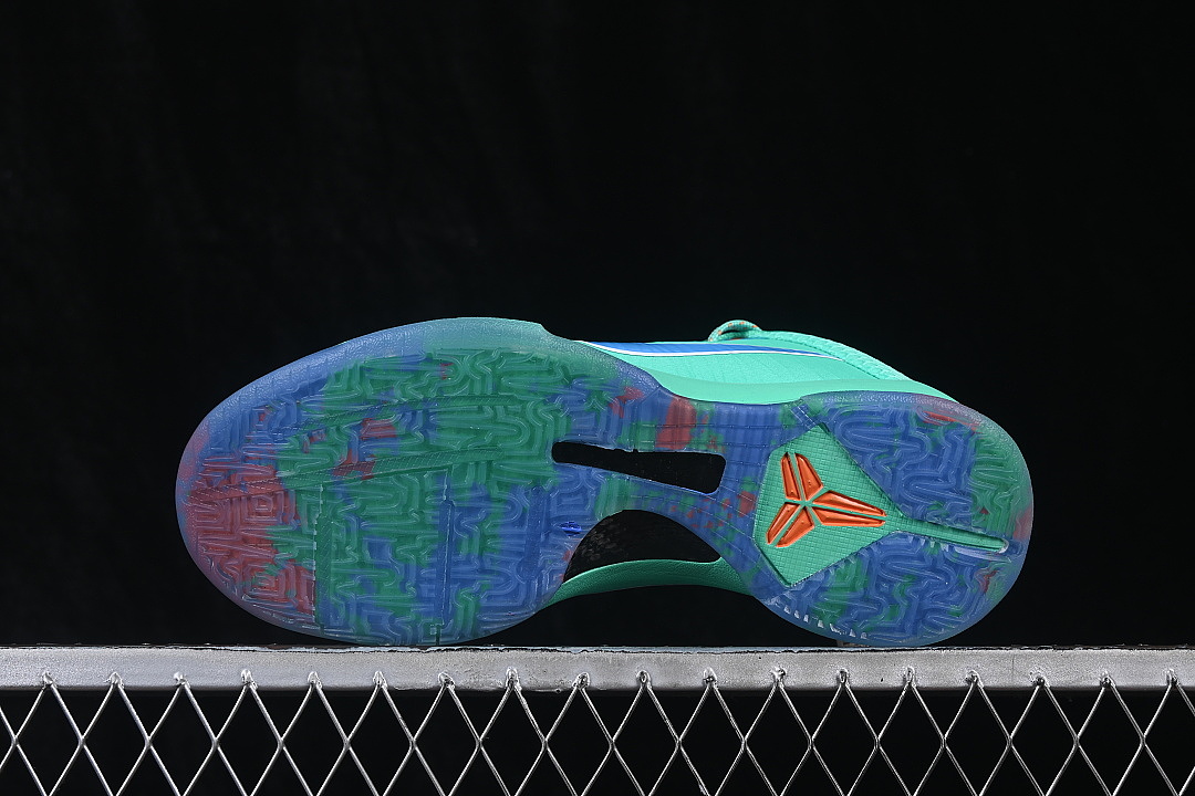 Nike [IX1200-300]-[ZOOM KOBE 5 CHAOS BASKETBALL SHOES GREEN/BLUE]-[MAN:40-47.5] - Image 14
