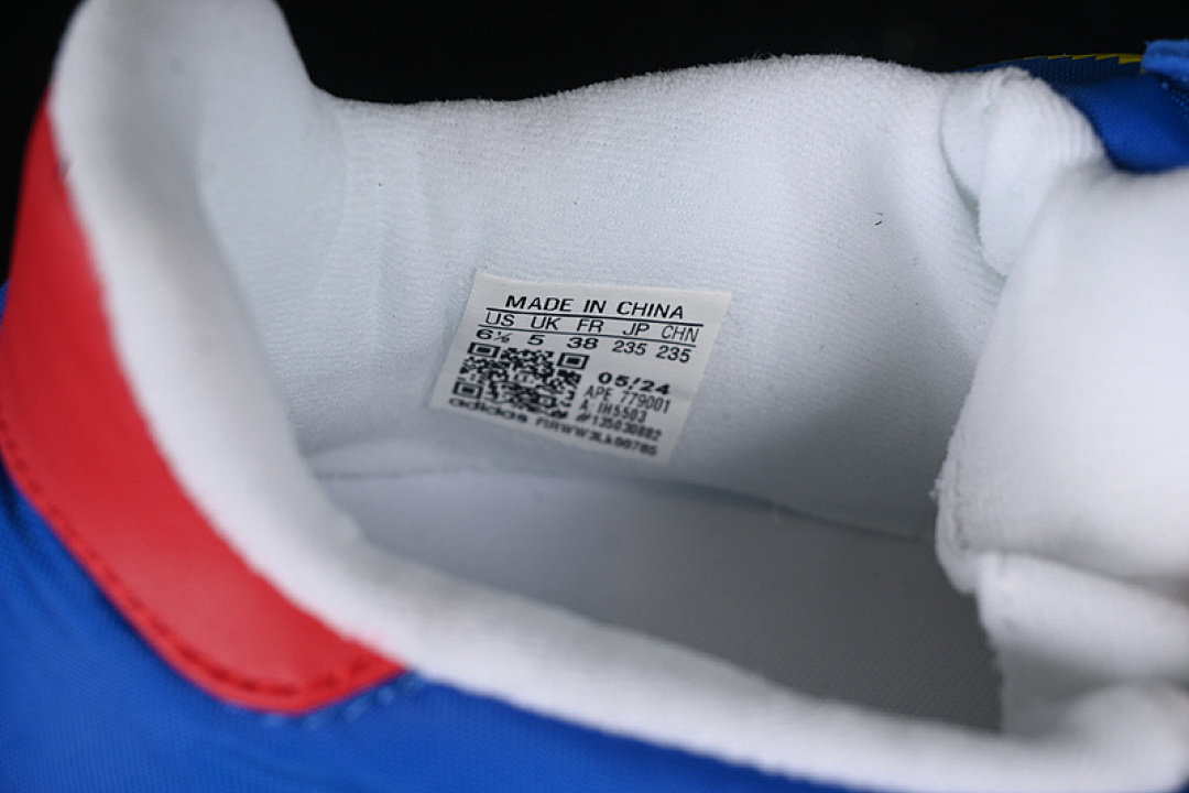 Adidas [IH5503]-[ORIGINALS SAMBA HOME BLUE/YELLOW/RED/WHITE]-[WOMAN:36-39]-[MAN:40-45] - Image 5
