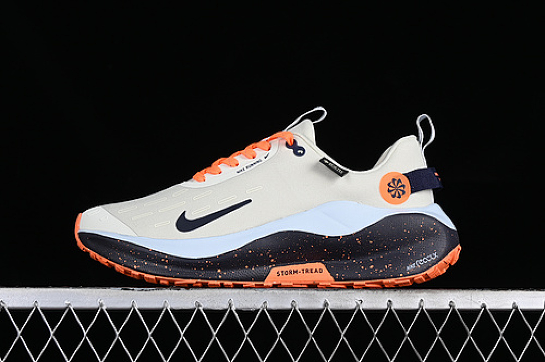 Unbranded [FB2204-002]-[INFINITY RUN 4 GORE-TEX WHITE/GREY/BLACK/ORANGE]-[WOMAN:36-39]-[MAN:40-45], photo 1