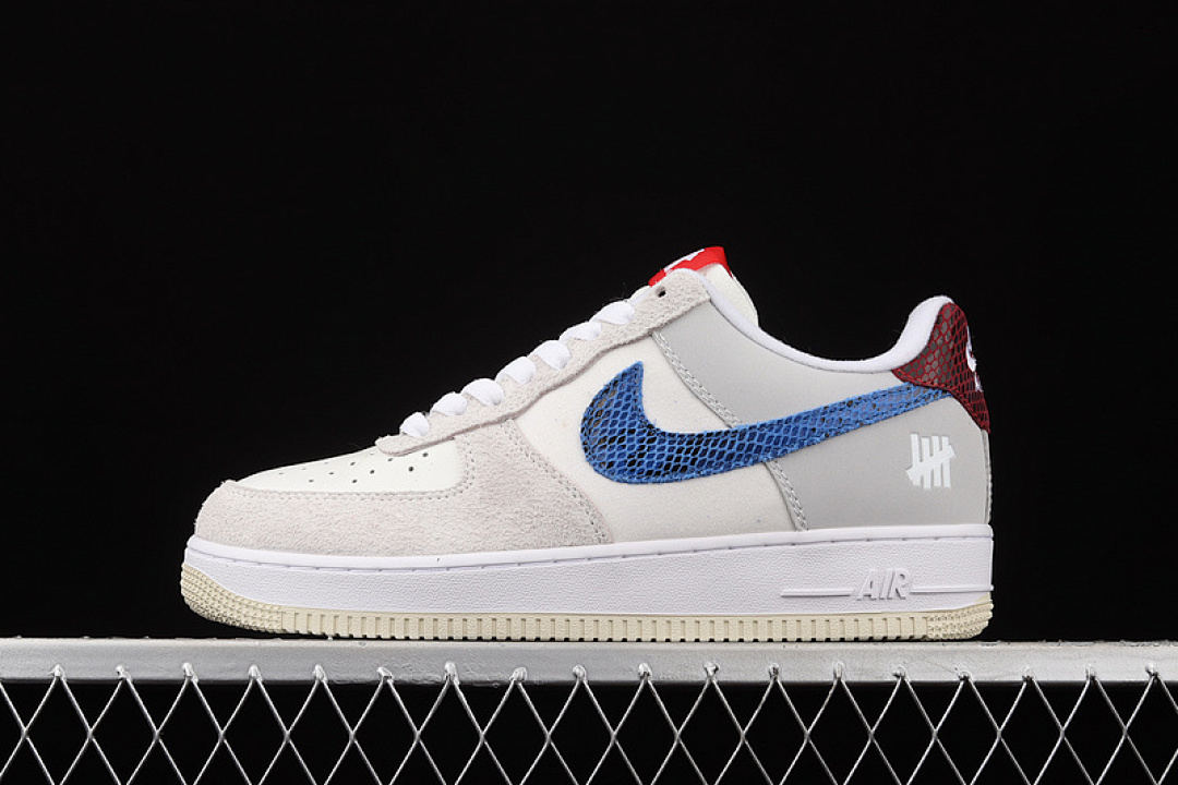 Nike Nike UNDEFEATED X AIR FORCE 1 LOW 5 ON IT GREY FOG/IMPERIAL BLUE · DM8461-001, photo 1