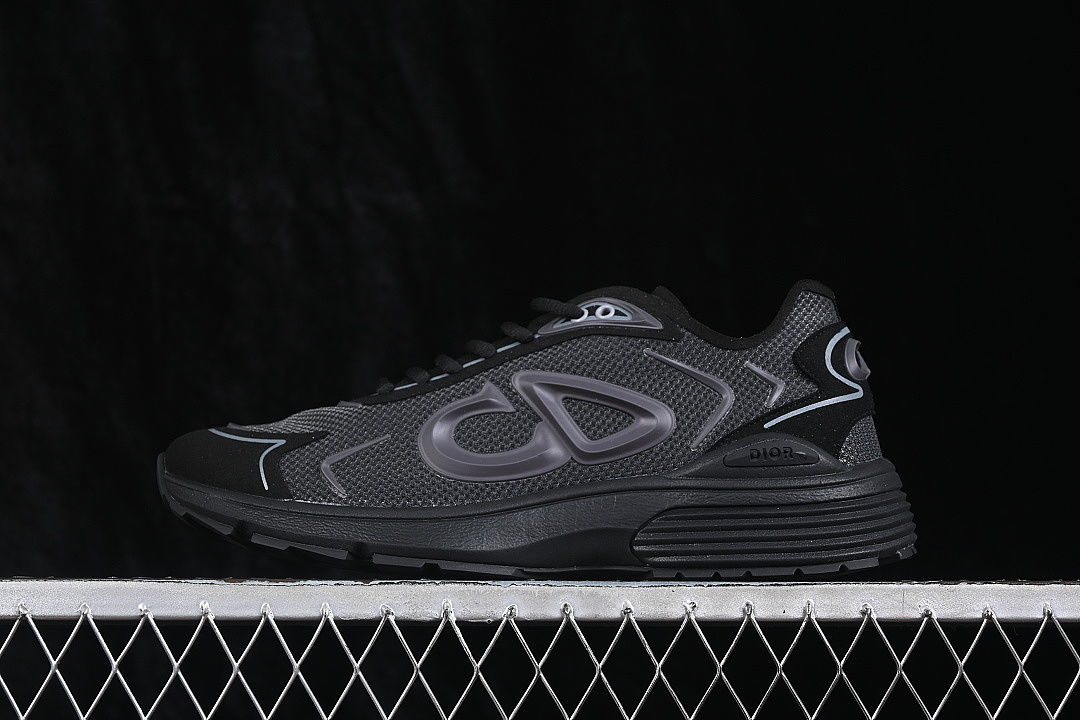 Dior [3SN342ABFH968]-[LOW-TOP CASUAL LIFESTYLE SHOES BLACK/BLACK]-[WOMAN:38-39]-[MAN:40-47] - Image 2