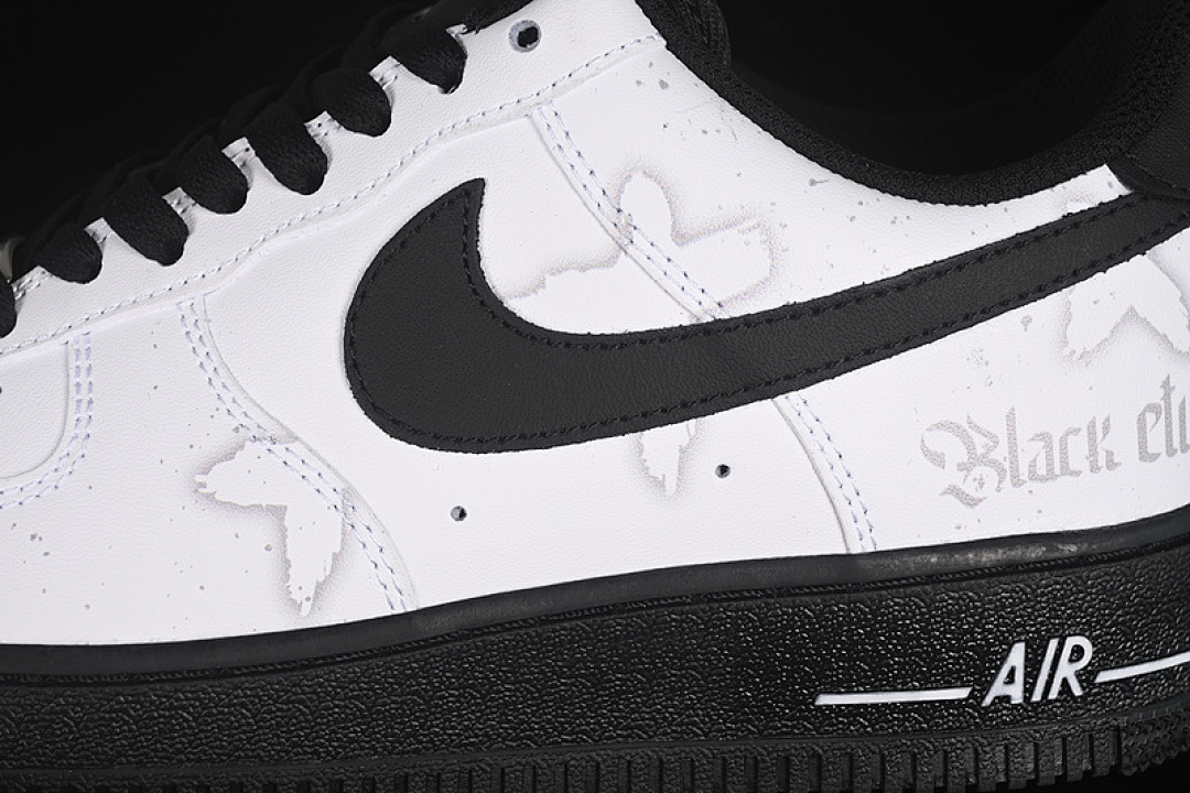 Nike [ZH0316-081]-[AIR FORCE 1 07 LOW WHITE/BLACK]-[WOMAN:36-39]-[MAN:40-45] - Image 8
