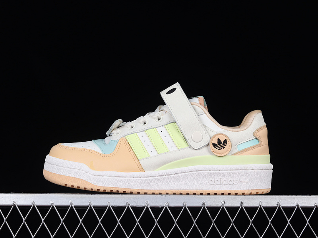 Unbranded [GW4427]-[FORUM 84 LOW SHOES CHALK WHITE/YELLOW TINT/GLOW ORANGE]-[WOMAN:36-40], photo 1