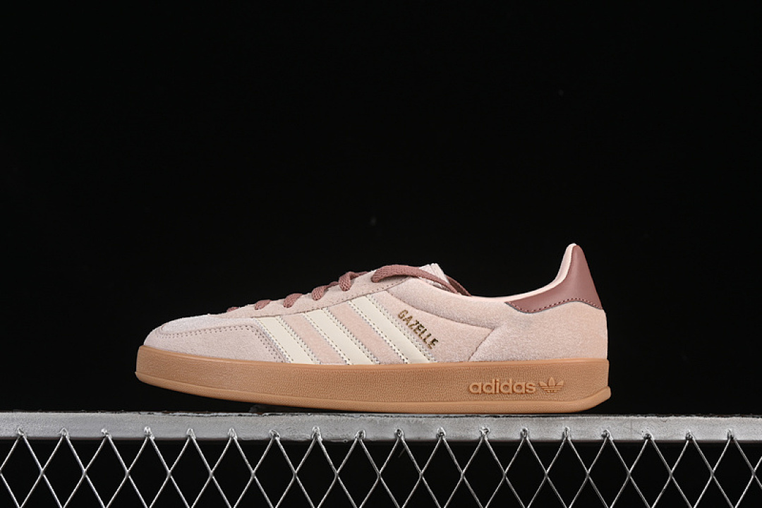 Adidas ORIGINALS GAZELLE INDOOR WONDER QUARTZ/WARM CLAY/GUM · JR0232, photo 1