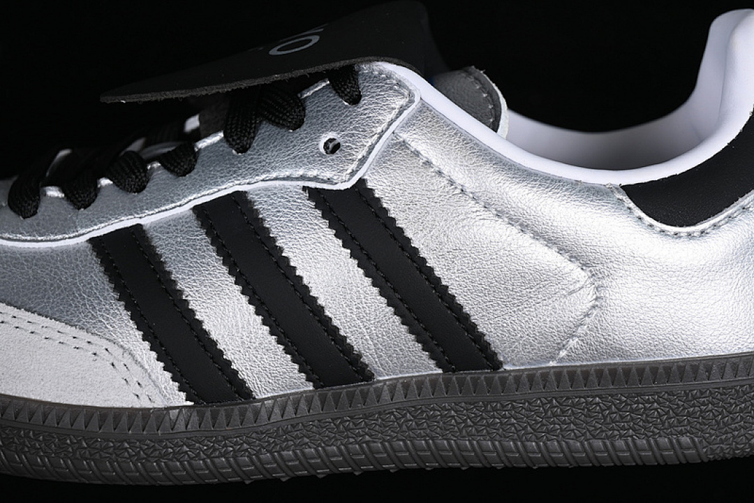 Adidas [IG1024]-[SAMBA VEGAN OG BLACK/SILVER]-[WOMAN:36-40] - Image 8