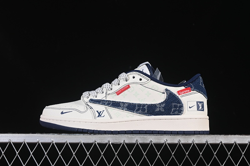 Jordan TRAVIS SCOTT X FRAGMENT DESIGN AIR Jordan 1 LOW OG SP WHITE/BLUE · CX5050-Y16, photo 1