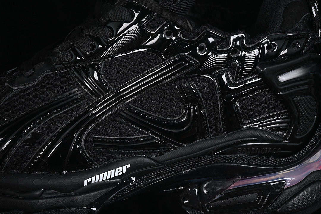 Balenciaga [WRNLD1000]-[BALENCIAGA RUNNER LED RETRO CASUAL SHOES BLACK/INKINESS]-[WOMAN:35-39]-[MAN:40-46] - Image 8