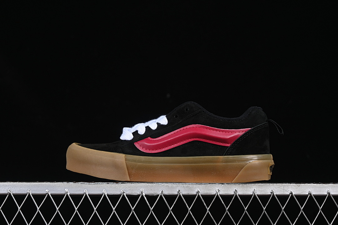 [VN0009QCB9M]-[LOW TOP CASUAL BREAD SHOES RED/BLACK/COFFEE]-[WOMAN:35-39]-[MAN:40-44], photo 1