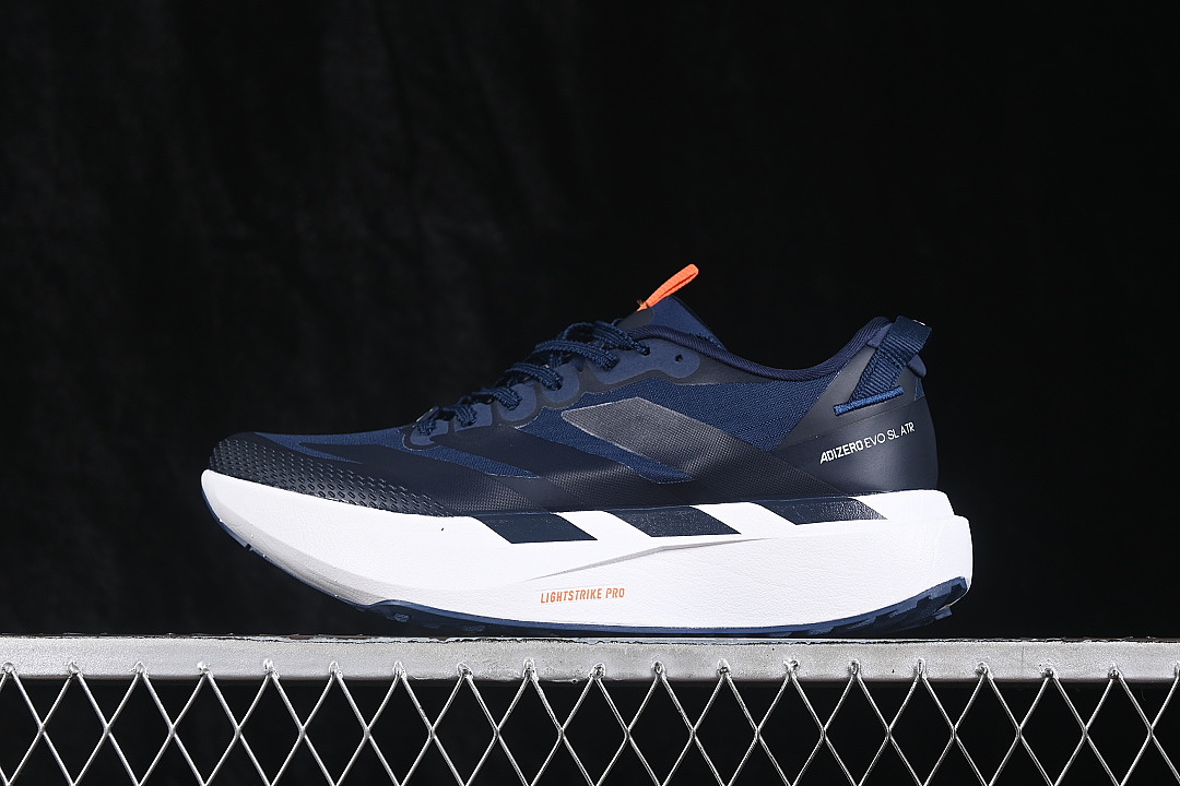 Adidas Adidas BREATHABLE AND SHOCK ABSORBING RUNNING SHOES NAVY BLUE/BLACK/WHITE · KK0319, photo 1