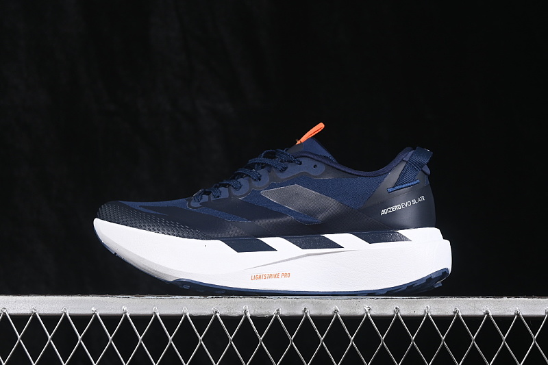 Adidas Adidas BREATHABLE AND SHOCK ABSORBING RUNNING SHOES NAVY BLUE/BLACK/WHITE · KK0319, photo 1