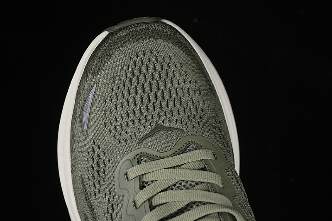 On Running [1162011 SSSC]-[HOKA ONE BONDI 9 WHITE/GREEN]-[WOMAN:36-39]-[MAN:40-45] - Image 9