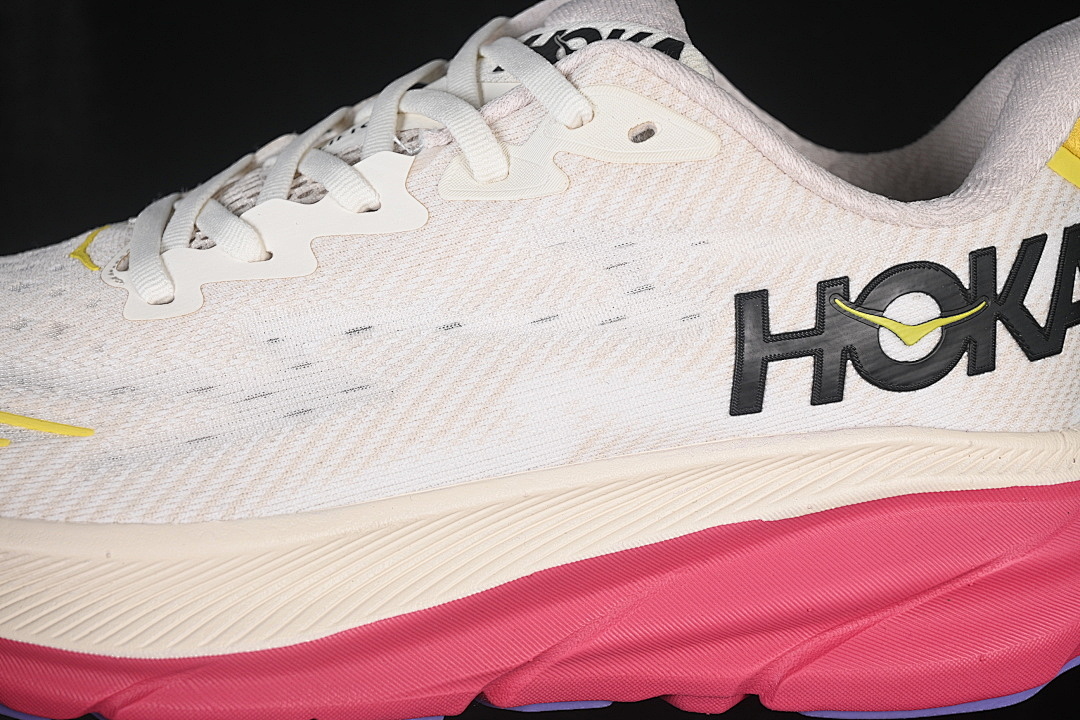 On Running [1127896-EDBD]-[KNITTED MESH RUNNING SHOES WHITE/PINK/YELLOW]-[WOMAN:36-39]-[MAN:40-41] - Image 8