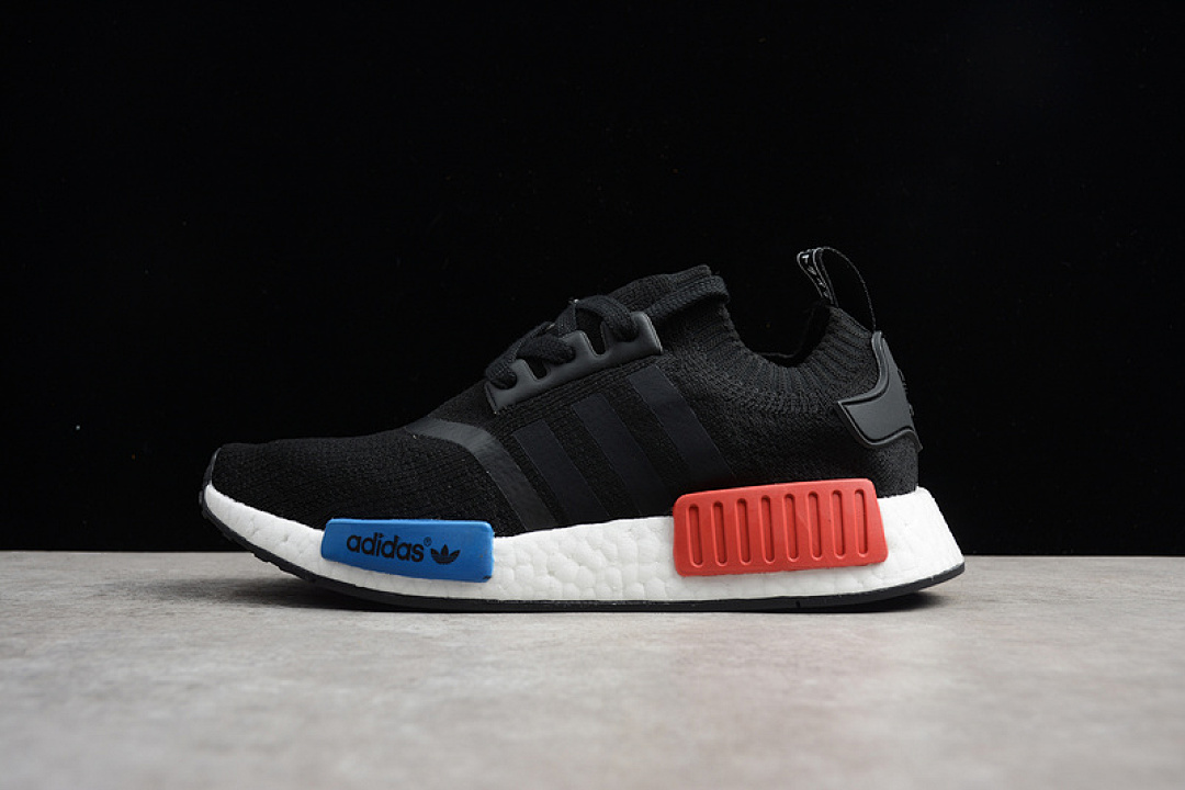 NMD R1 PK BOOST PRIMEKNIT BLACK/BLACK/WHITE · S79168, photo 1