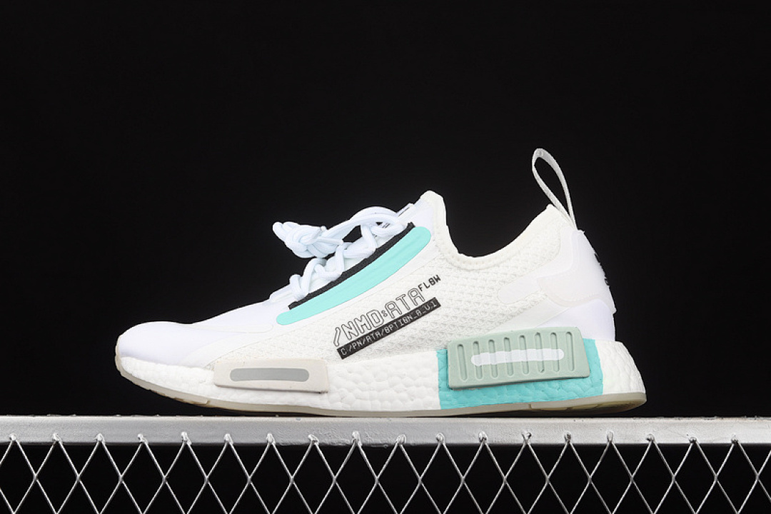 Unbranded [FZ3628]-[NMD_R1 SPECTOO SHOES CLOUD WHITE/CYAN/BLACK]-[WOMAN:36-39]-[MAN:40-45], photo 1