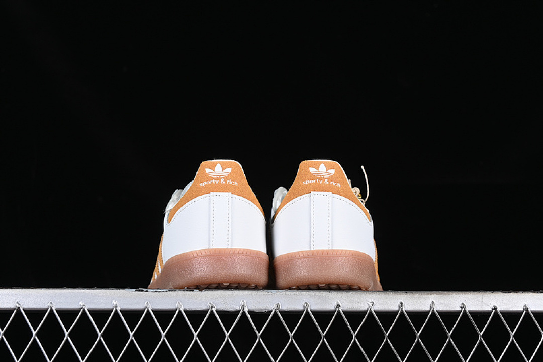 Adidas [IE5661]-[SAMBA OG SPORTY&RICH WHITE/BROWN/ORANGE]-[WOMAN:35.5-39]-[MAN:40-45] - Image 14