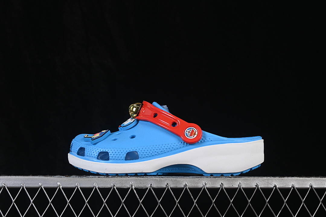 Crocs [CASUAL SLIP-ON SHOES BLUE/RED/BLUE]-[WOMAN:36-39]-[MAN:40-46] - Image 2