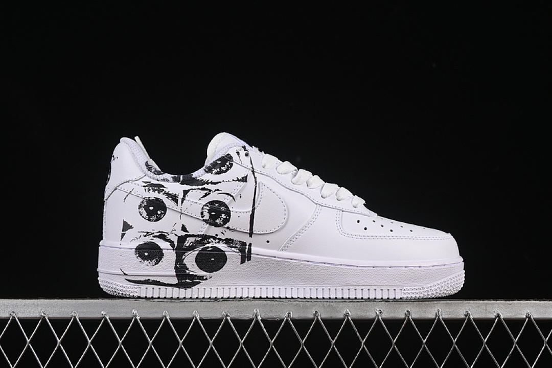 Nike [923044-100]-[CDG SUPREME AIR FORCE 1 07 LOW COMME DES GARCONS SHIRT WHITE/WHITE/WHITE]-[36-45] - Image 16