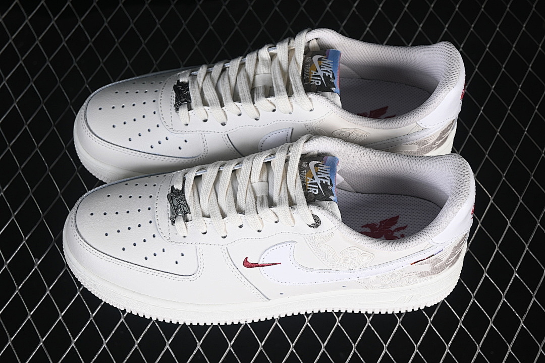 Nike [IQ1119-011]-[AIR FORCE 1 07 LOW CASUAL SNEAKERS WHITE/PURE WHITE]-[WOMAN:36-39]-[MAN:40-47.5] - Image 10