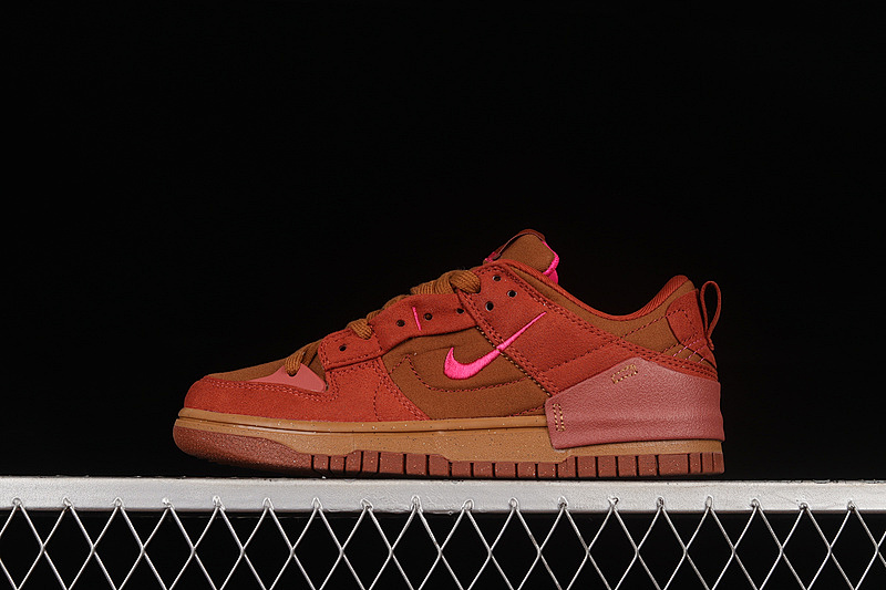 Nike DUNK LOW DISRUPT 2 DESERT BRONZE PINK PRIME-RUGGED ORANGE · DH4402-200, photo 1