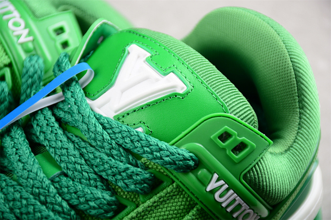 Louis Vuitton [L*V TRAINER MAXI WHITE/GREEN]-[WOMAN:35-39]-[MAN:40-45] - Image 7