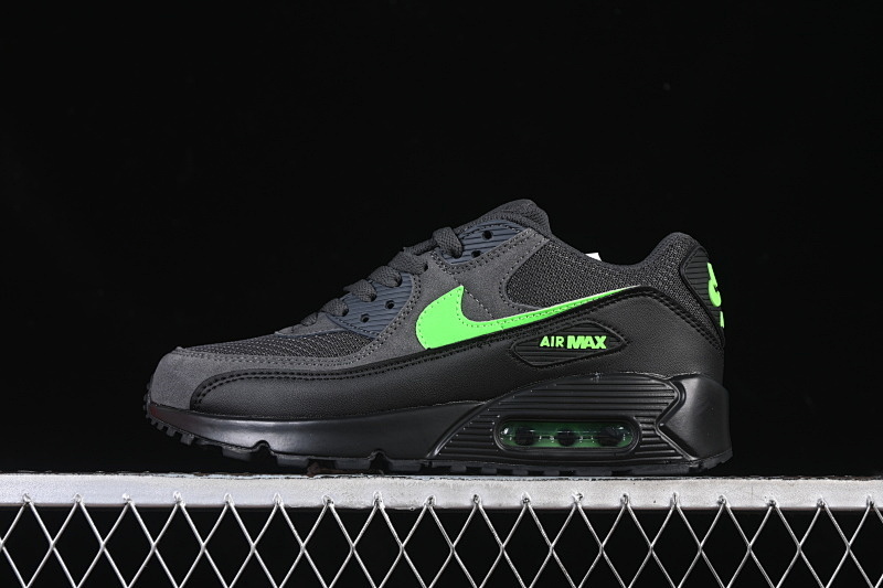 Nike AIR MAX 90 BLACK/GREY/GREEN · DM0029-015, photo 1
