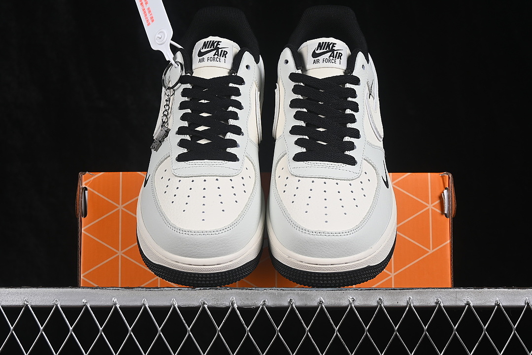 Nike [GS2288-012]-[AIR FORCE 1 07 LOW CASUAL SNEAKERS WHITE/BLACK]-[WOMAN:36-39]-[MAN:40-45] - Image 12