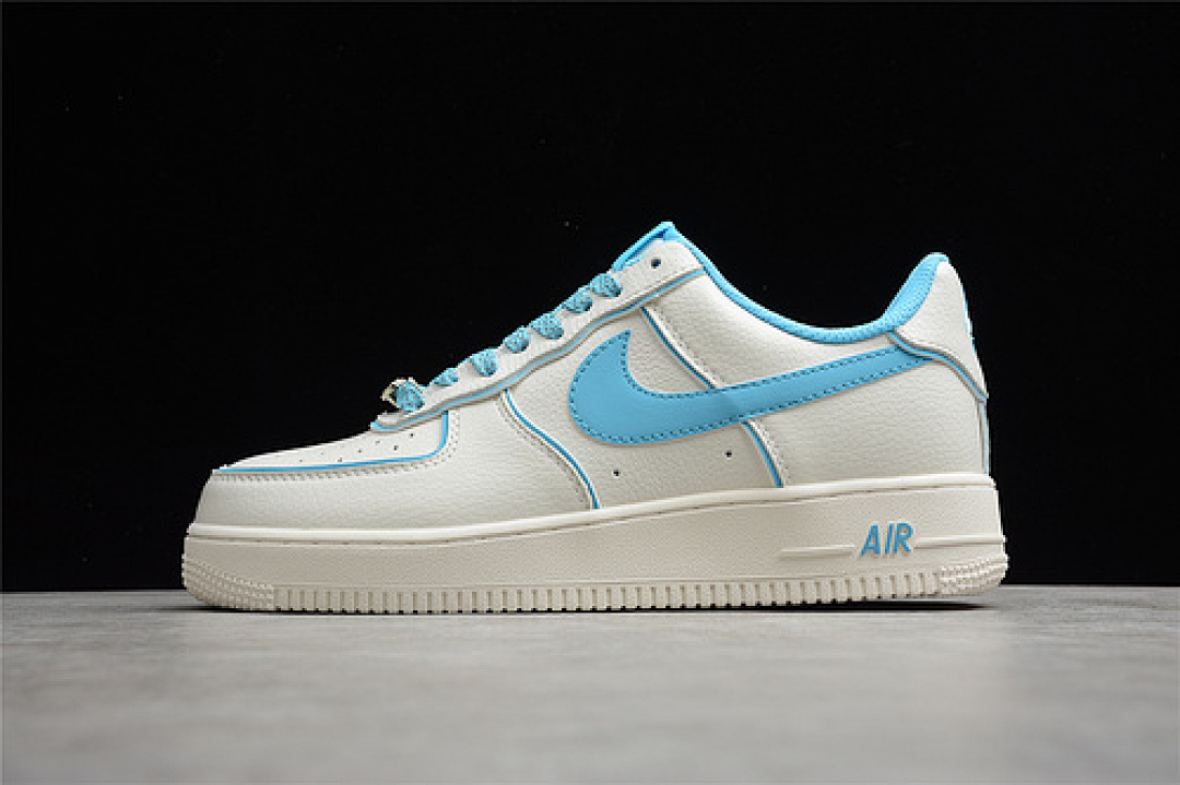 Nike Nike AIR FORCE 1 LOW 07 SU19 BEIGE/BLUE/BEIGE · UH8958-066, photo 1