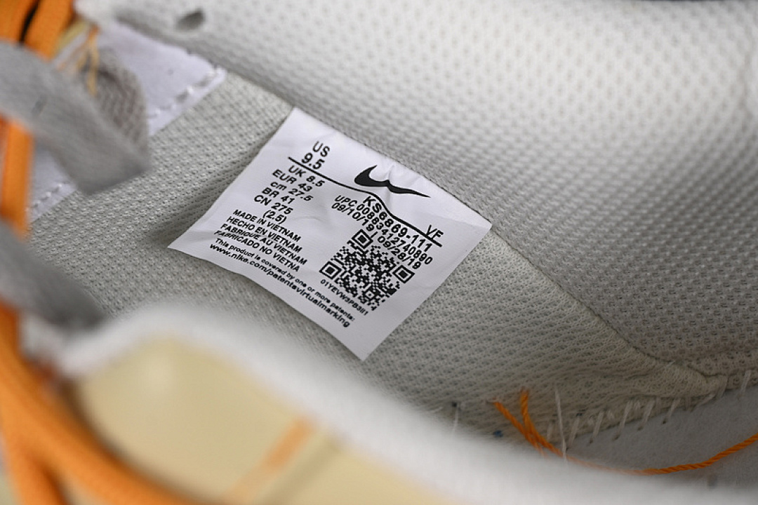 Nike [KS6896-111]-[AIR FORCE 1 07 LOW GARFIELD GREY/BEIGE/YELLOW]-[WOMAN:36-39]-[MAN:40-45] - Image 6