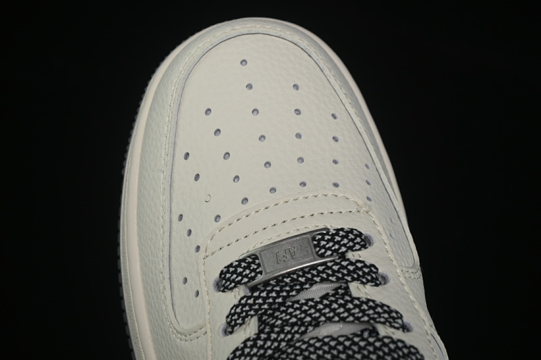 Nike [QW5606-264]-[AIR FORCE 1 07 LOW MLB OFF WHITE/GREY/RED/BLUE]-[WOMAN:36-39]-[MAN:40-45] - Image 10
