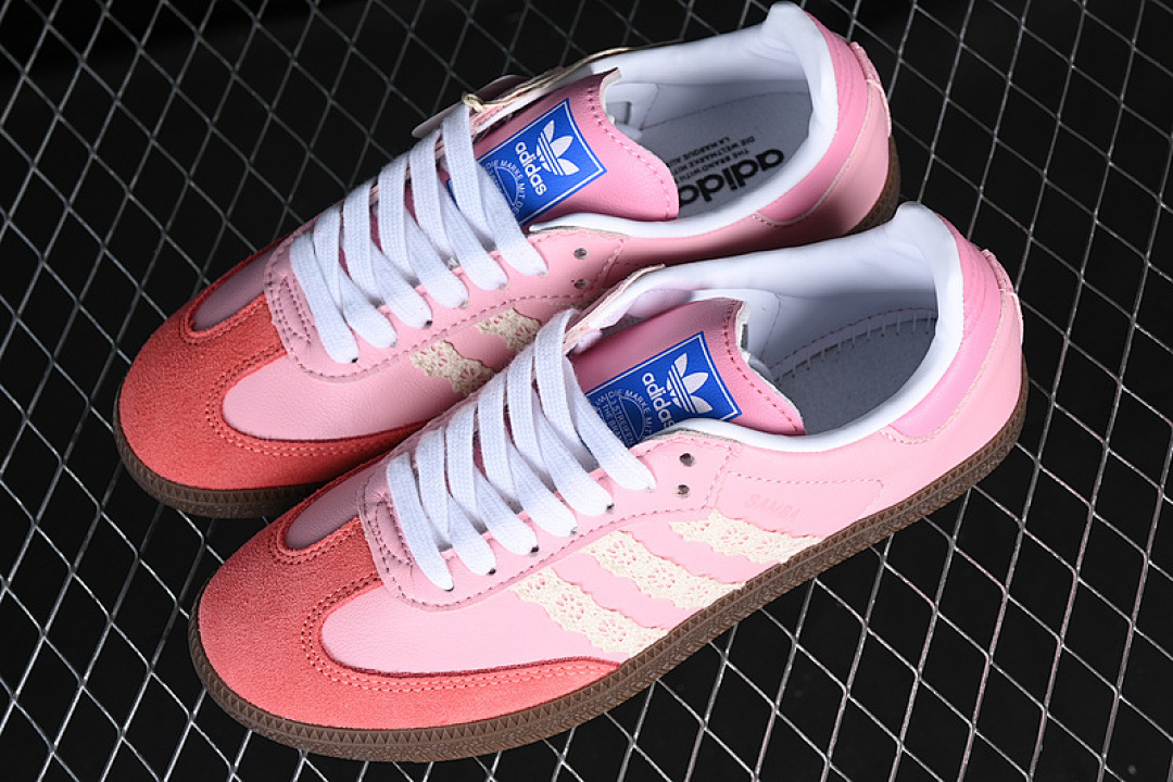 Adidas [B75809]-[ADIDAS SAMBA VEGAN WHITE/BROWN/PINK]-[WOMAN:35-40] - Image 11