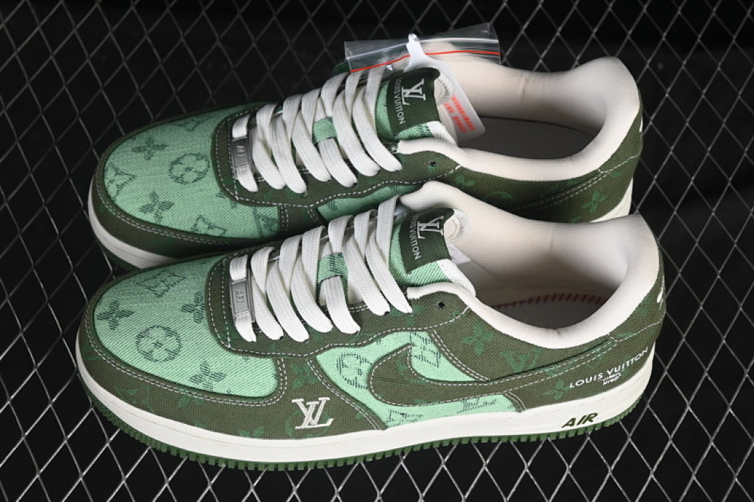 Nike [YF9511-822]-[AIR FORCE 1 07 LOW CASUAL SHOES DARK GREEN/WHITE]-[WOMAN:36-39]-[MAN:40-45] - Image 10