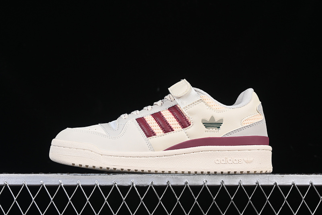 FORUM 84 LOW BEIGE/RED/GREY · HO3689, photo 1