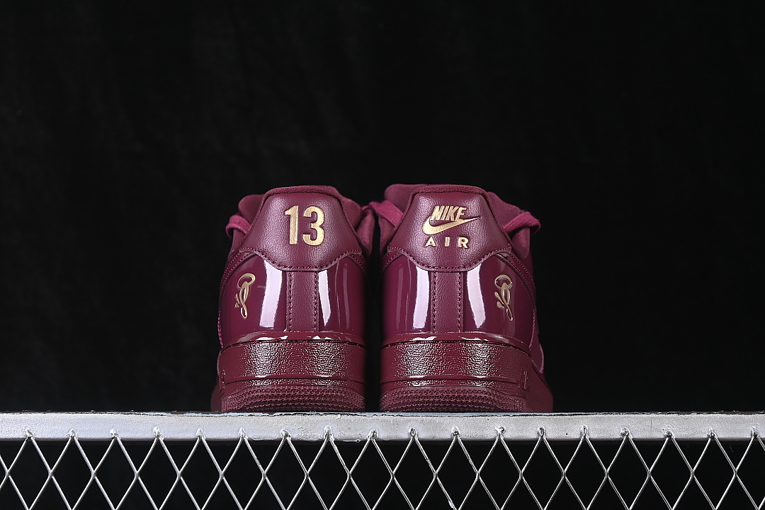 Unbranded [IO9970-638]-[AIR FORCE 1 LOW CASUAL SNEAKERS DARK BEETROOT/BEET]-[MAN:40-48.5] - Image 13