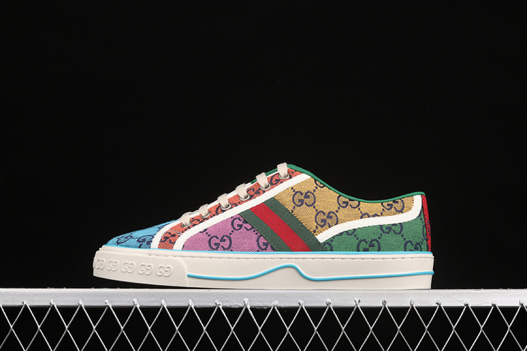 Gucci Gucci [ TENNIS 1977 PRINT SNEAKERS MULTI-COLOR/WHITE]-[WOMAN:35-39]-[MAN:40-44], photo 1