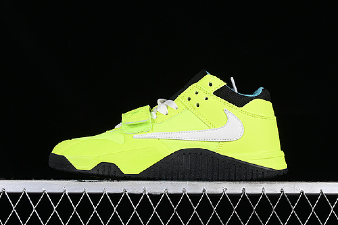 Jordan [FZ8117-309]-[TRAVIS SCOTT JORDAN CUT THE CHECK WHITE/BLACK/GREEN]-[WOMAN:36-39]-[MAN:40-46], photo 1