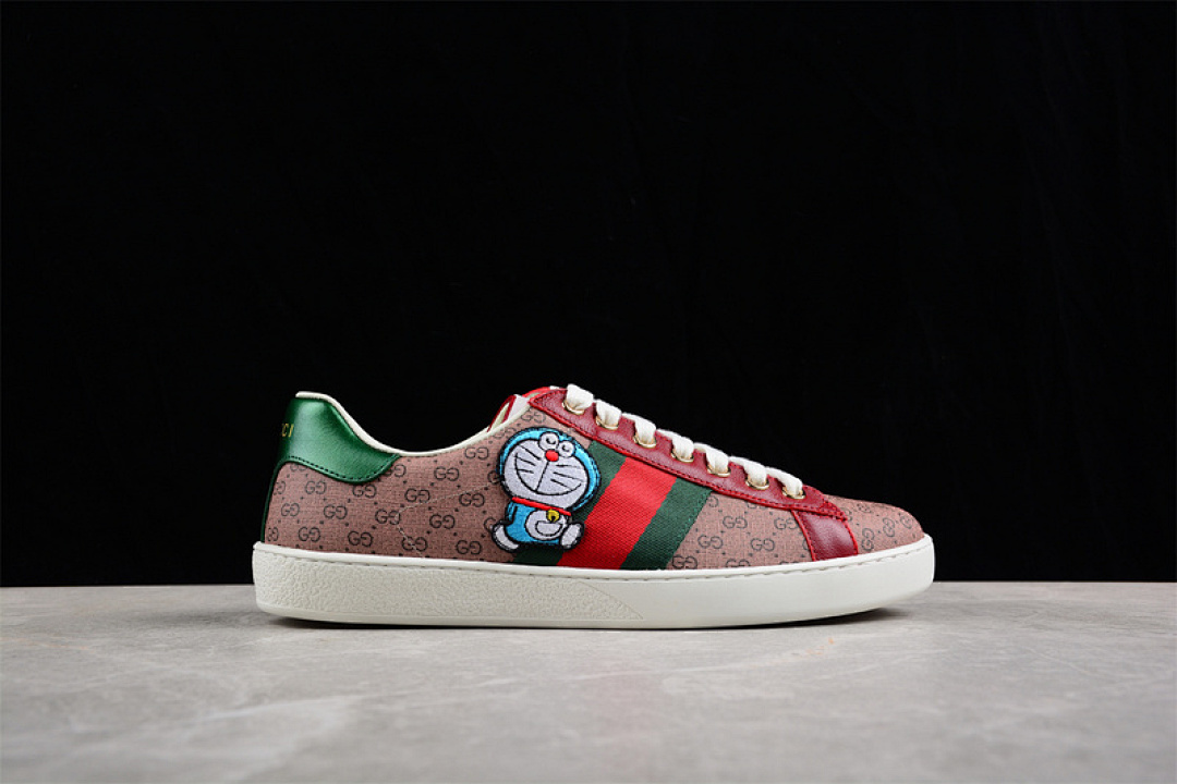Gucci [GU*CCI ACE LOW CASUAL BOARD SHOES BROWN/RED/GREEN]-[WOMAN:35-44] - Image 14