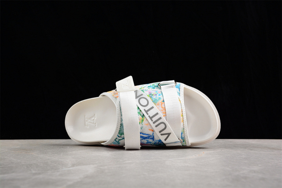 Louis Vuitton [L*V COMFORTABLE CASUAL COOL SLIPPERS WHITE]-[MAN:38-45] - Image 11