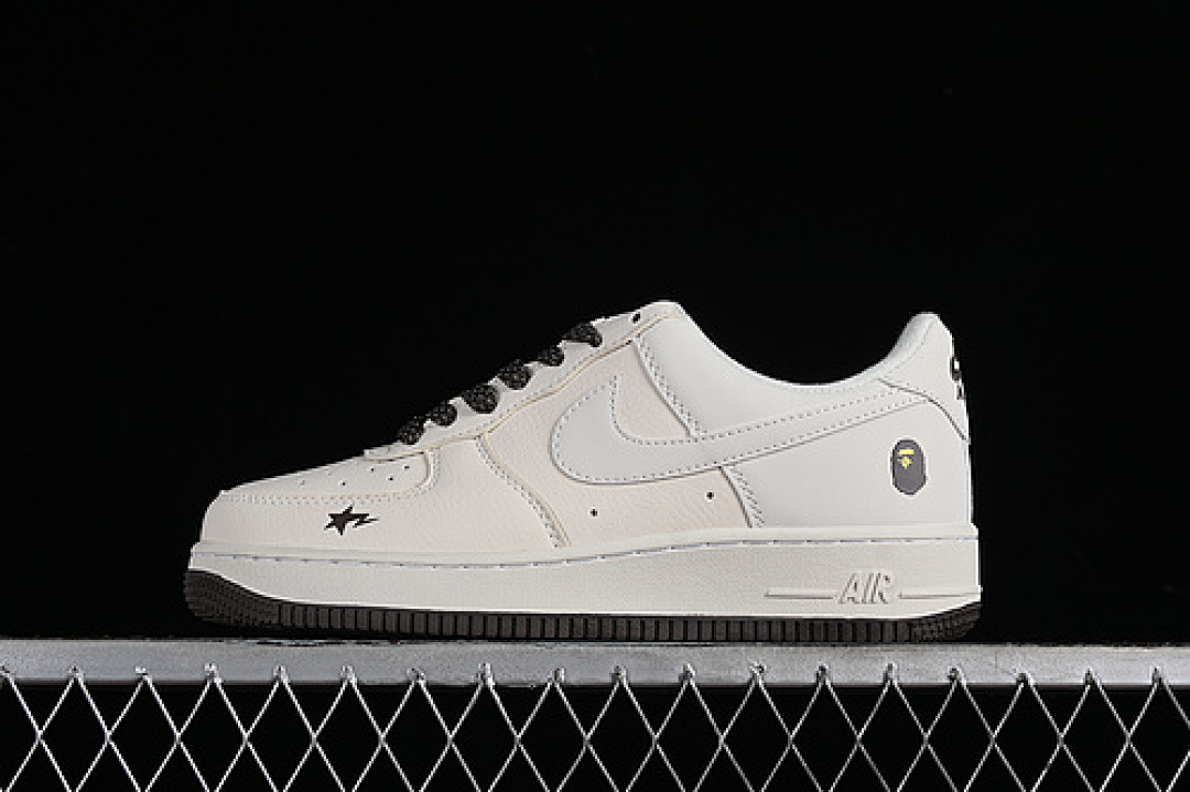 Nike [FG6688-100]-[AIR FORCE 1 07 LOW BAPE OFF WHITE/BLACK]-[WOMAN:36-39]-[MAN:40-45], photo 1