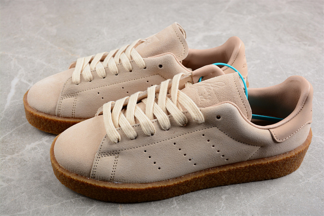 Adidas [HQ6837]-[ADIDAS SAMBA VEGAN TEAM STAN SMITH CREPE SAND STRATA/MAGIC BEIGE/SUPPLIER COLOUR] - Image 10