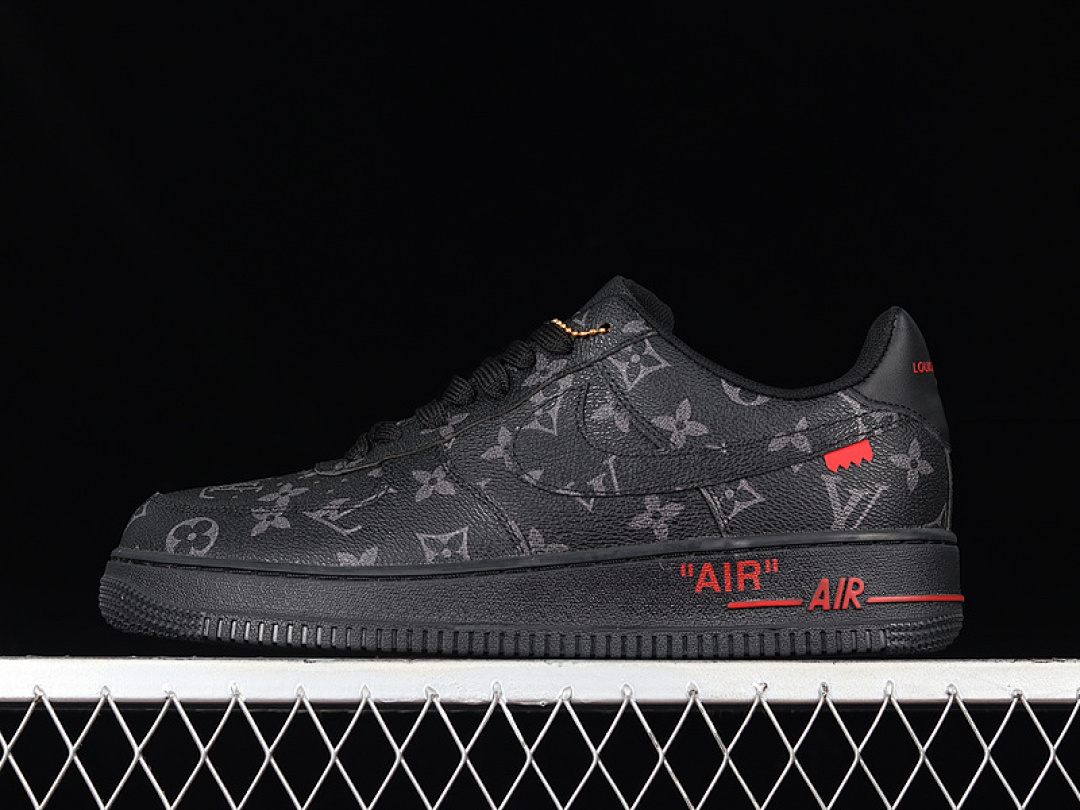 Nike [1A9VD8]-[AIR FORCE 1 LOW 07 X L*V BLACK/GREY-RED]-[WOMAN:36-39]-[MAN:40-45], photo 1