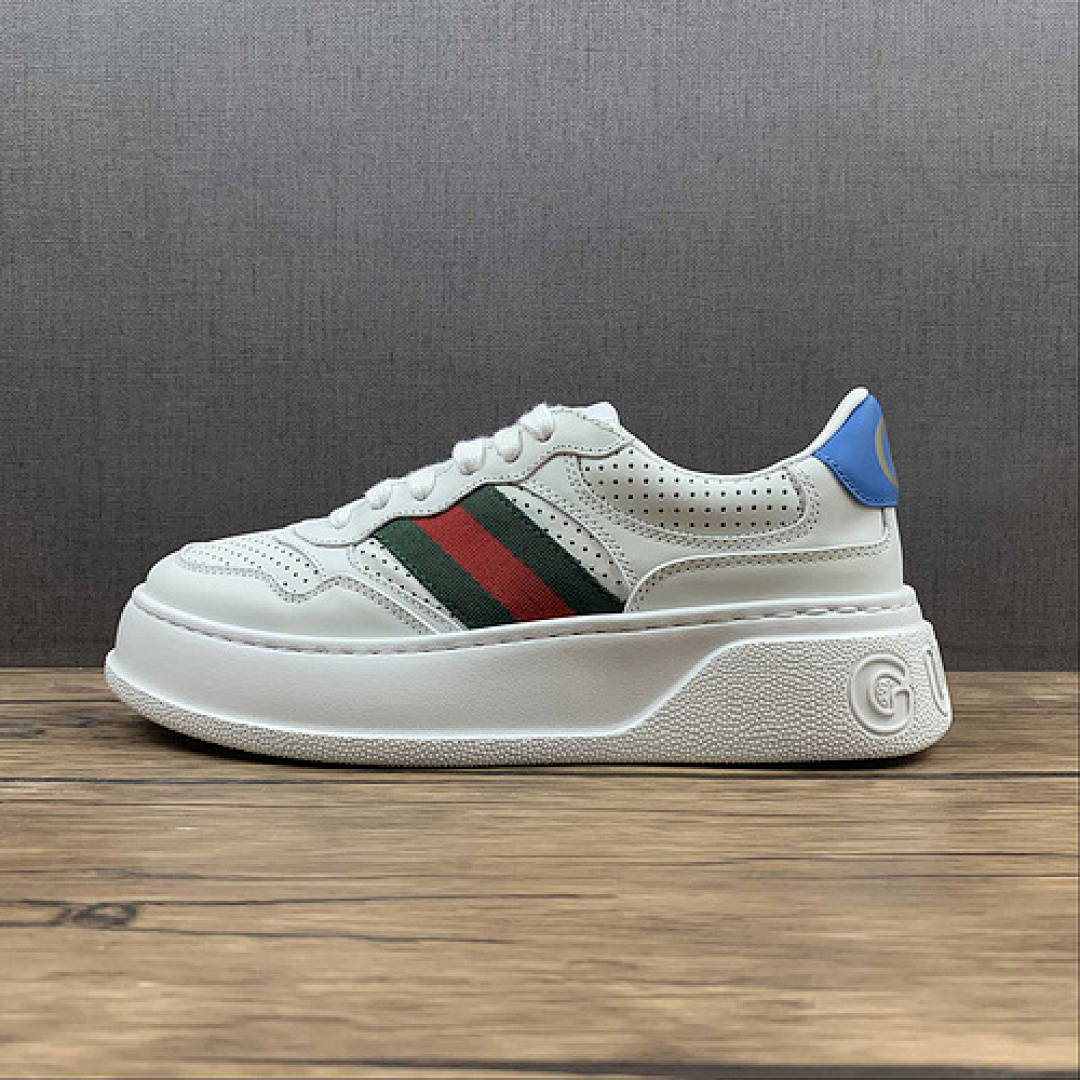 Chanel Chanel [GU*CCI TENNIS SNEAKERS WHITE/GREEN/RED-BLUE]-[WOMAN:35-39]-[MAN:40-45], photo 1