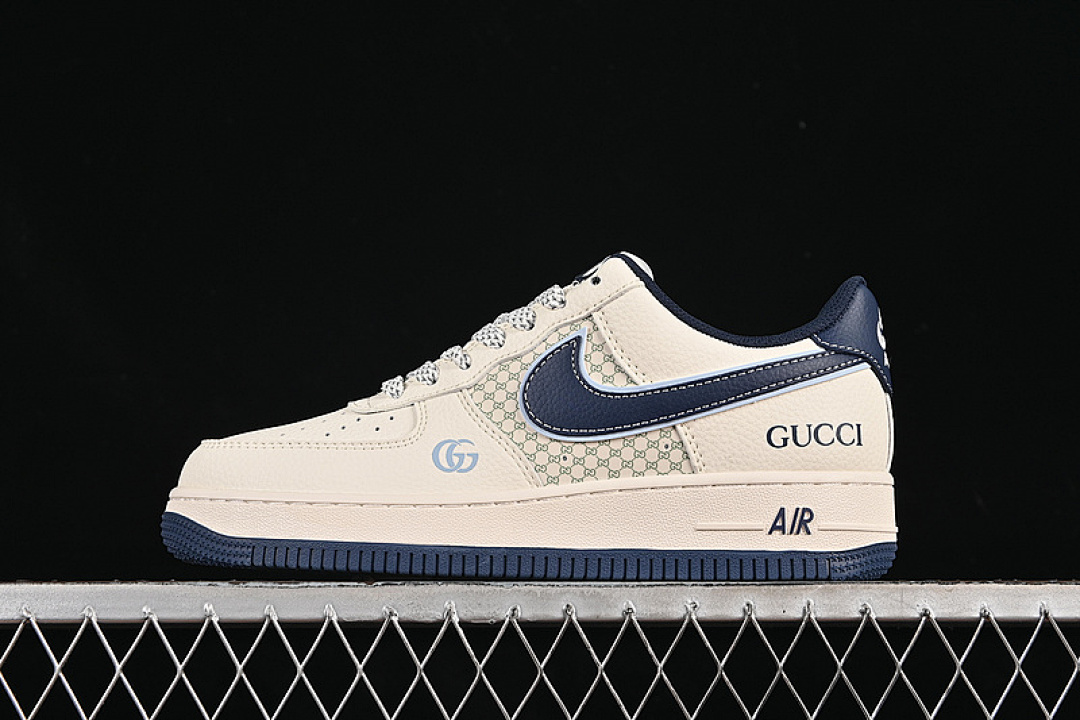 Nike [XS1958-564]-[AIR FORCE 1 07 LOW WHITE/BLUE/GREY]-[WOMAN:36-39]-[MAN:40-45], photo 1
