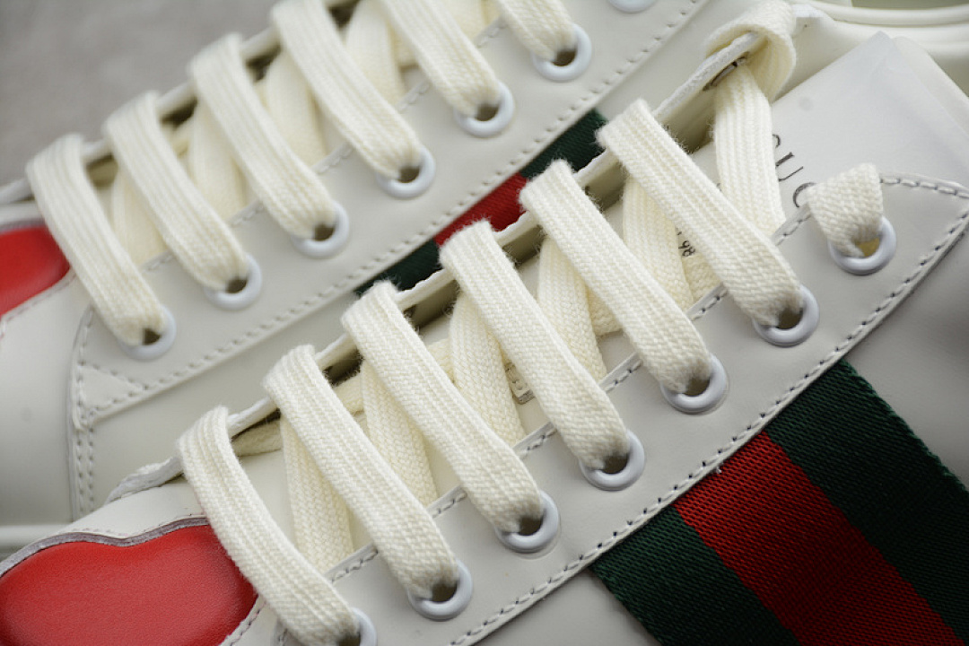 Gucci [GU*CCI ACE EMBROIDERED LOW-TOP SNEAKER WHITE/GREEN/RED]-[WOMAN:35-39]-[MAN:40-44] - Image 8