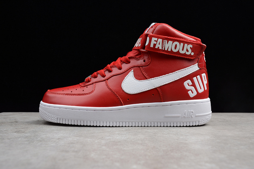 Nike [698696-610]-[LEATHER]-[AIR FORCE 1 HIGH SUPREME SP VARSITY RED/WHITE]-[UNISEX:36-45]-[OG00184], photo 1