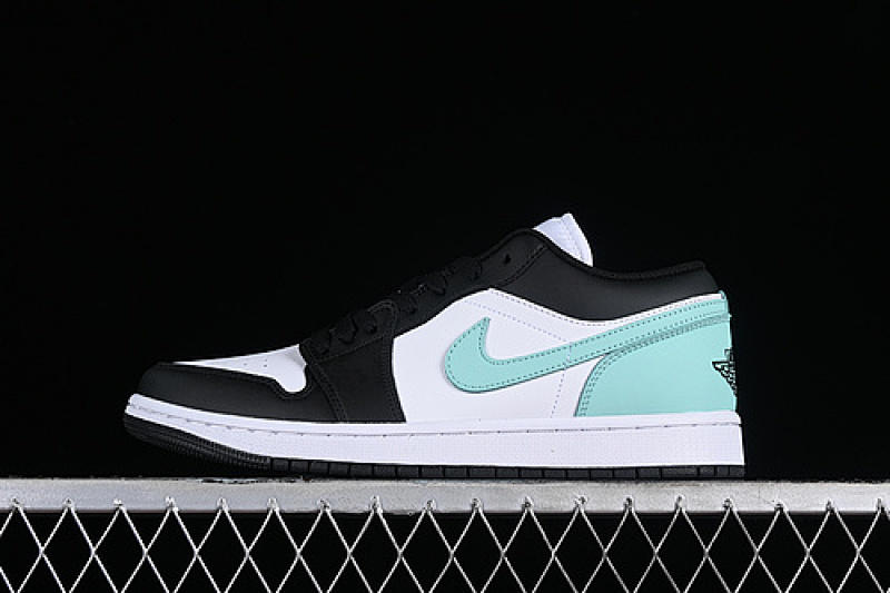 Jordan AIR Jordan 1 LOW WHITE/BLACK/GREEN · 553558-131, photo 1