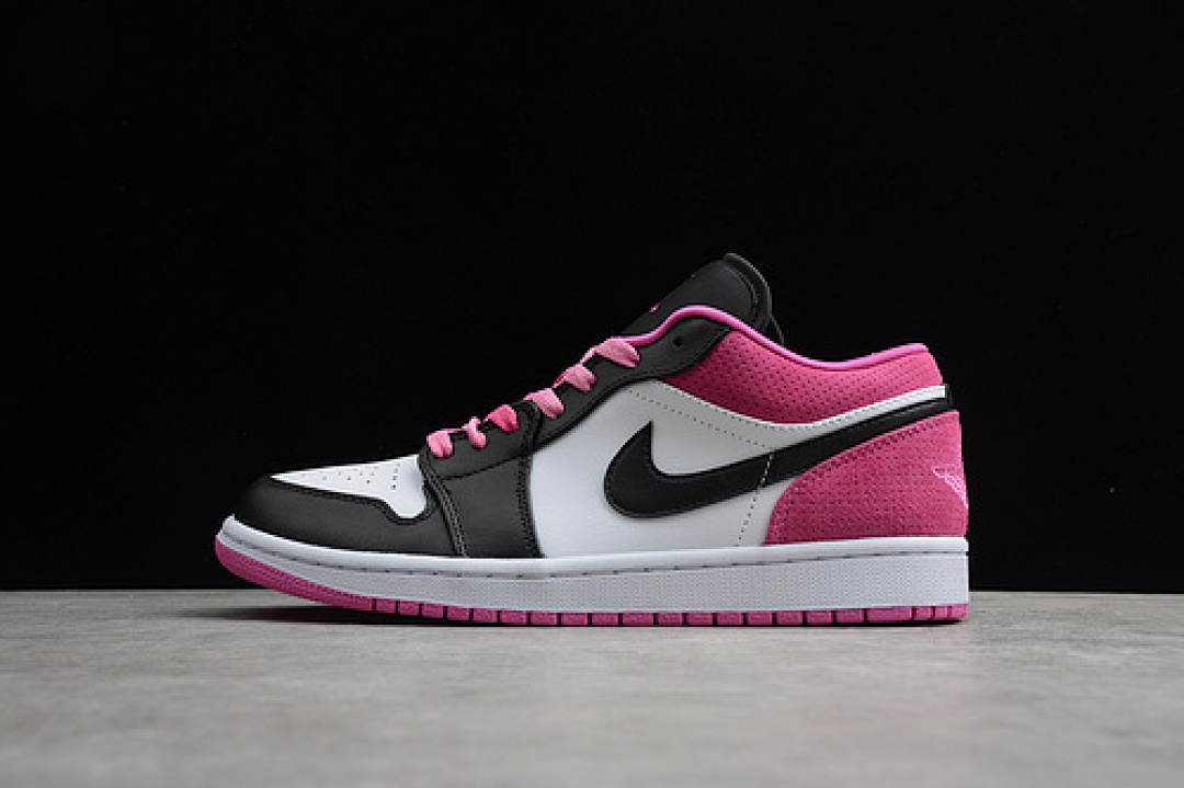 Jordan AIR Jordan 1 LOW BLACK/WHITE-MAGENTA · CK3022-005, photo 1