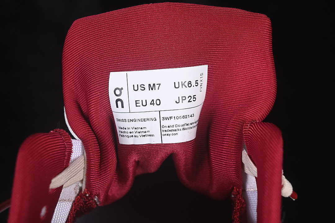 On Running [ON CLOUDTILT ANTI SLIP CASUAL RUNNING SHOES WINE RED/WHITE]-[WOMAN:36-39]-[MAN:40-47] - Image 5